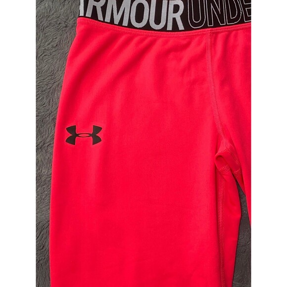 Under Armour HeatGear Youth size XL Hot Pink leggings women’s size M barbiecore - Picture 8 of 10